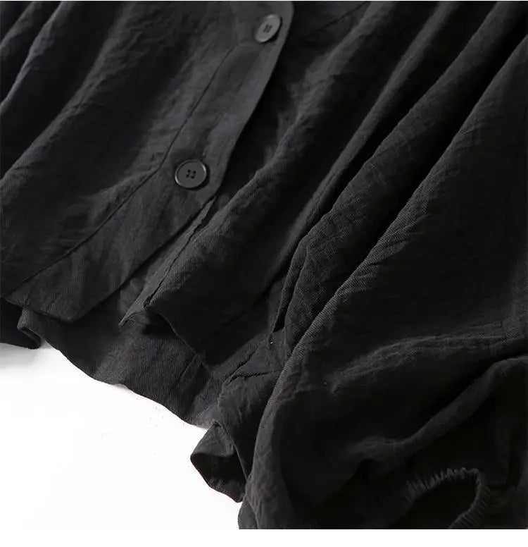 Eliana | Women's Linen Batwing Blouse