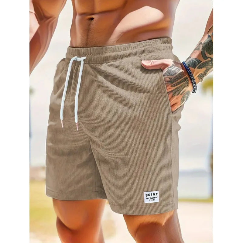 Angus | Men's Casual Drawstring Shorts with Pockets