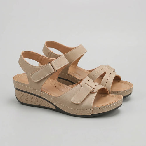 Clara | Women's Adjustable Wedge Sandals