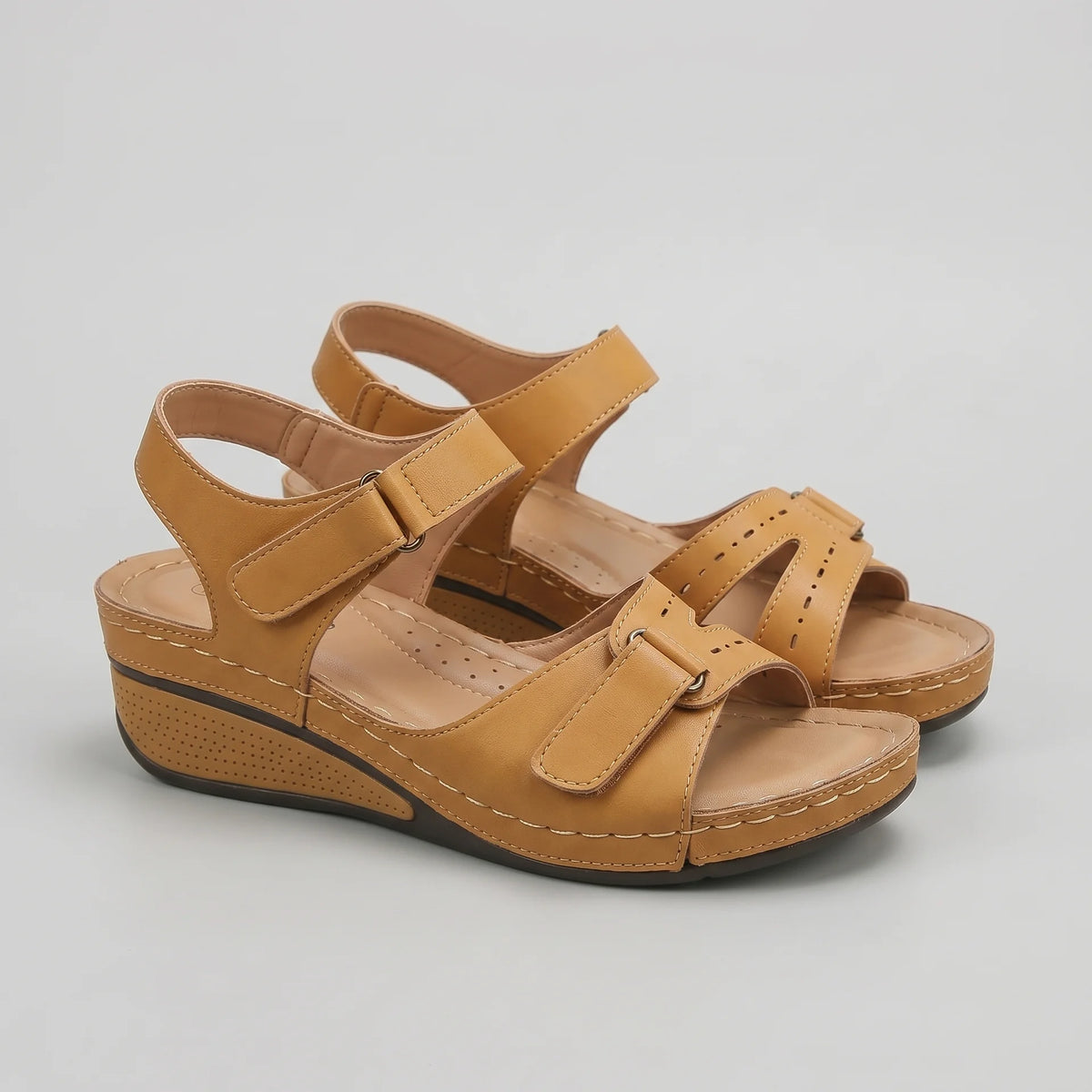 Clara | Women's Adjustable Wedge Sandals
