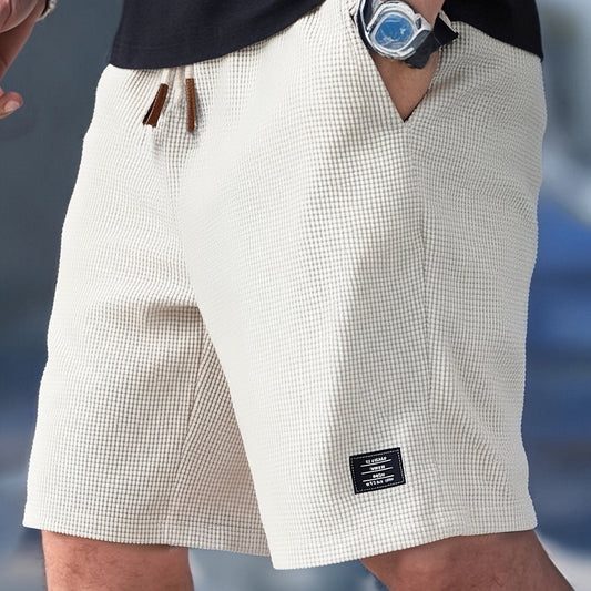 Cooper | Men's Waffle Knit Drawstring Shorts