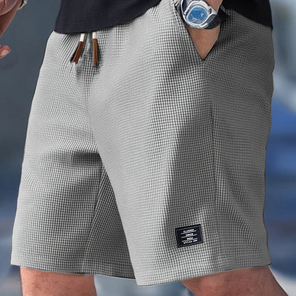 Cooper | Men's Waffle Knit Drawstring Shorts