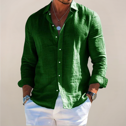 Darcy | Men's Linen Button Up Shirt