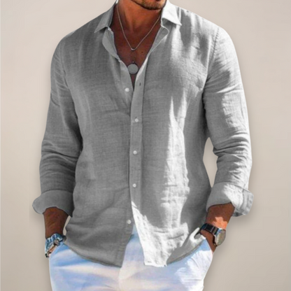 Darcy | Men's Linen Button Up Shirt