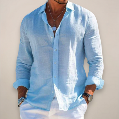 Darcy | Men's Linen Button Up Shirt