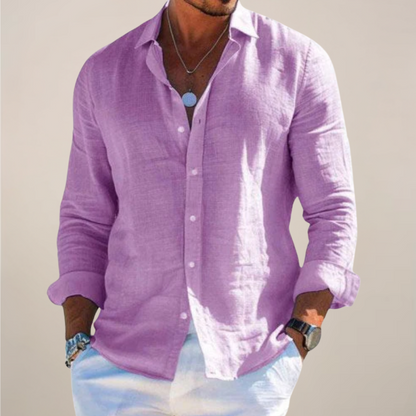 Darcy | Men's Linen Button Up Shirt