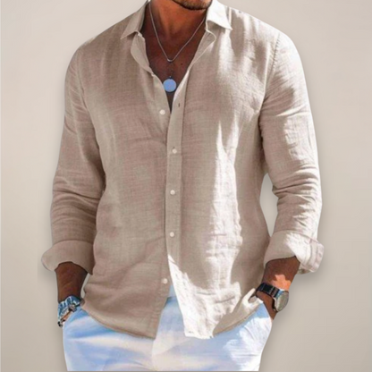 Darcy | Men's Linen Button Up Shirt