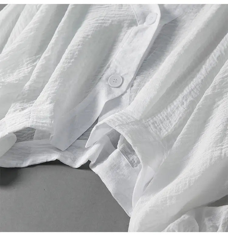 Eliana | Women's Linen Batwing Blouse