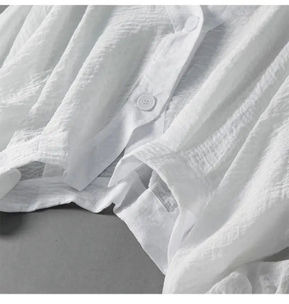 Eliana | Women's Linen Batwing Blouse