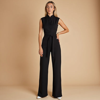 Harlen | Women's Sleeveless Wide Leg Jumpsuit
