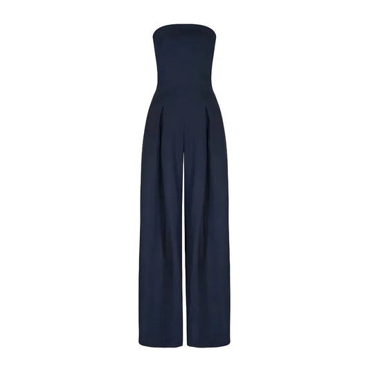 Harriet | Women's Strapless Wide Leg Jumpsuit