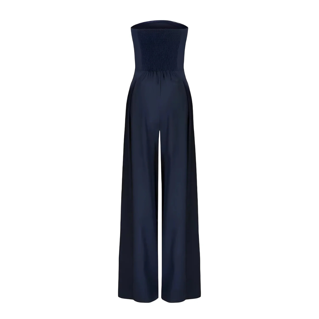 Harriet | Women's Strapless Wide Leg Jumpsuit