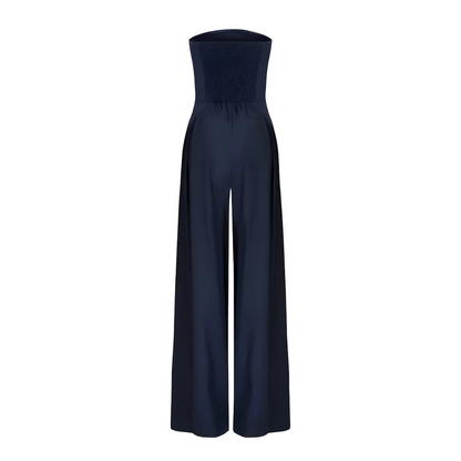 Harriet | Women's Strapless Wide Leg Jumpsuit