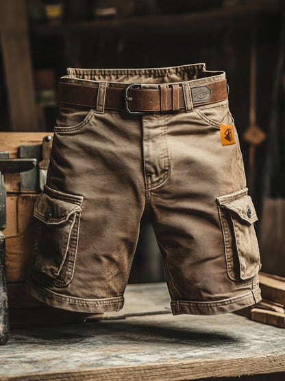 Jarvis | Men's Knee Length Cargo Shorts