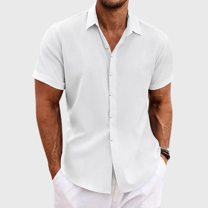 Jonah | Men's Linen Short Sleeve Shirt