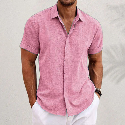Jonah | Men's Linen Short Sleeve Shirt