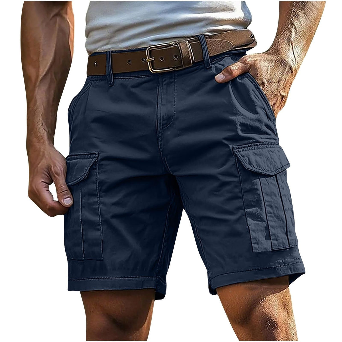 Rhys | Men's Knee Length Cargo Shorts