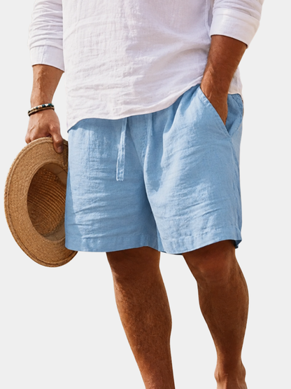 Spencer | Men's Drawstring Linen Shorts