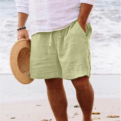 Spencer | Men's Drawstring Linen Shorts