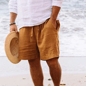 Spencer | Men's Drawstring Linen Shorts