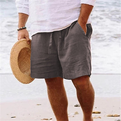 Spencer | Men's Drawstring Linen Shorts