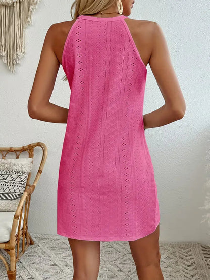 Tahlia | Women's Halter Boho Mini Dress