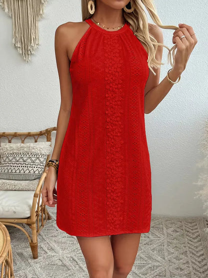 Tahlia | Women's Halter Boho Mini Dress